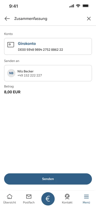 Geld senden 03